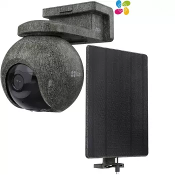 EZVIZ EB8 Pro 4G & Wi‑Fi viedā mājas baterijas kamera ar saules paneli ICS‑PSP 8