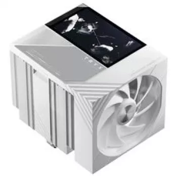 TRYX TURRIS T620 CPU Air Cooler, Dual-Tower, ar 5 collu displeju - 120 mm, balts