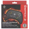Spēļu kontrolieris Deltaco GAM-198 Melns — Bluetooth un USB (Type-C) priekš Nintendo Switch, Switch 2, Switch OLED, Android, PC