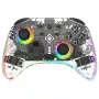 Spēļu kontrolieris Deltaco Gaming GAM-198-T caurspīdīgs Bluetooth/USB USB-C, paredzēts Nintendo Switch, Switch 2, Switch OLED, Android, PC