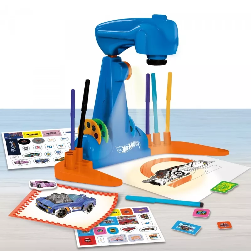 Hot Wheels projektora zīmēšanas skolas komplekts