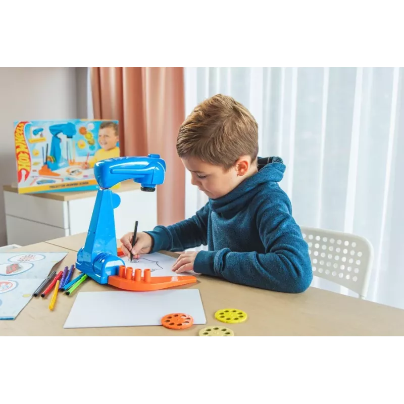 Hot Wheels projektora zīmēšanas skolas komplekts