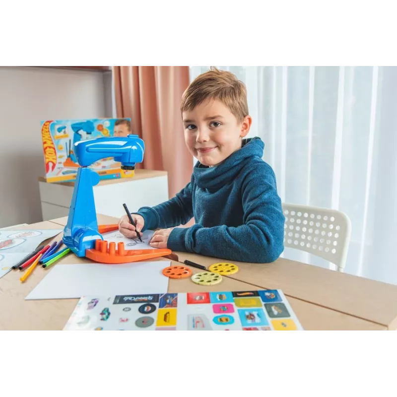 Hot Wheels projektora zīmēšanas skolas komplekts
