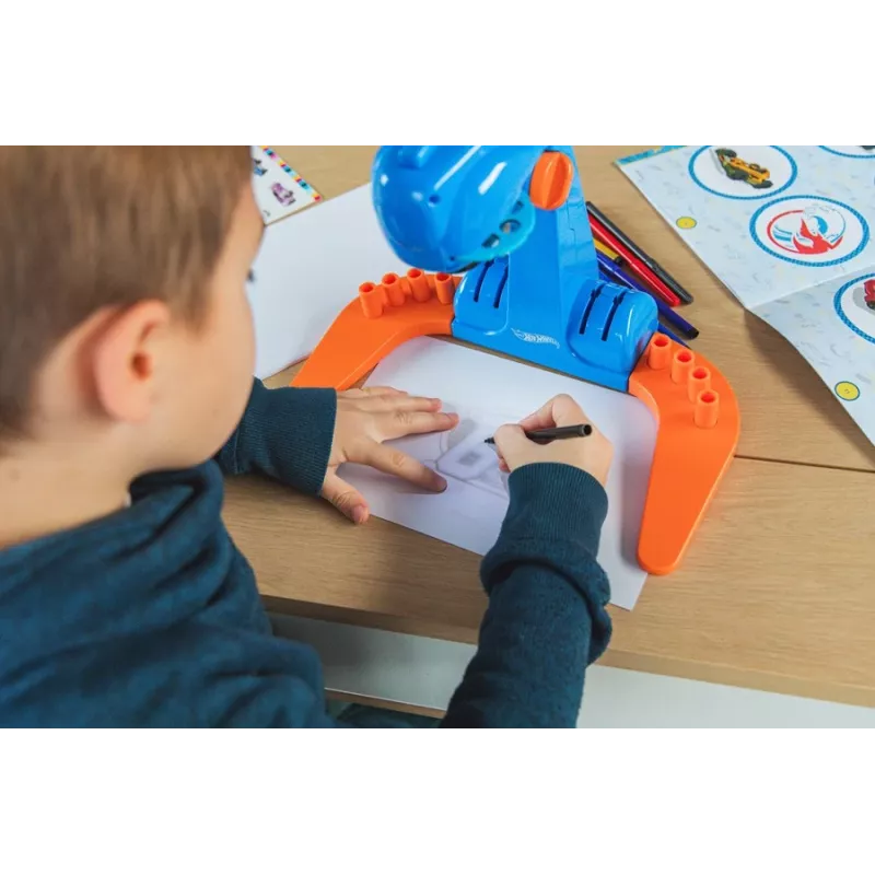Hot Wheels projektora zīmēšanas skolas komplekts
