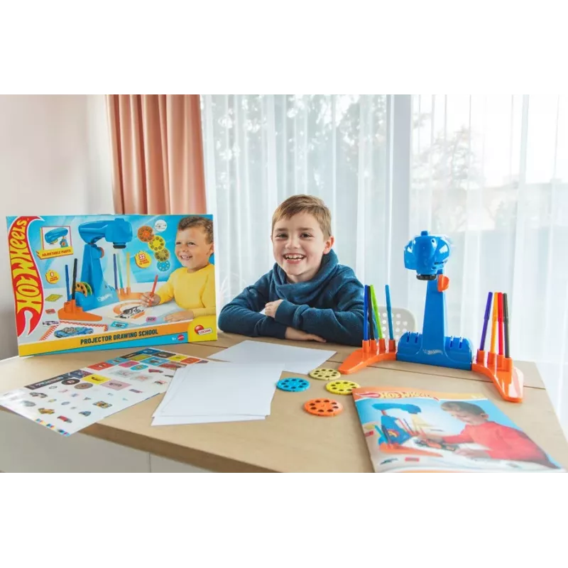 Hot Wheels projektora zīmēšanas skolas komplekts