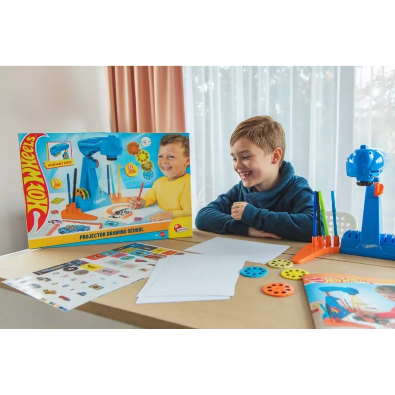 Hot Wheels projektora zīmēšanas skolas komplekts
