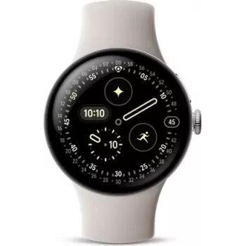 Google Pixel Watch 4 - 41 mm - Alumīnija sudraba pulēts (GA10829-EU)