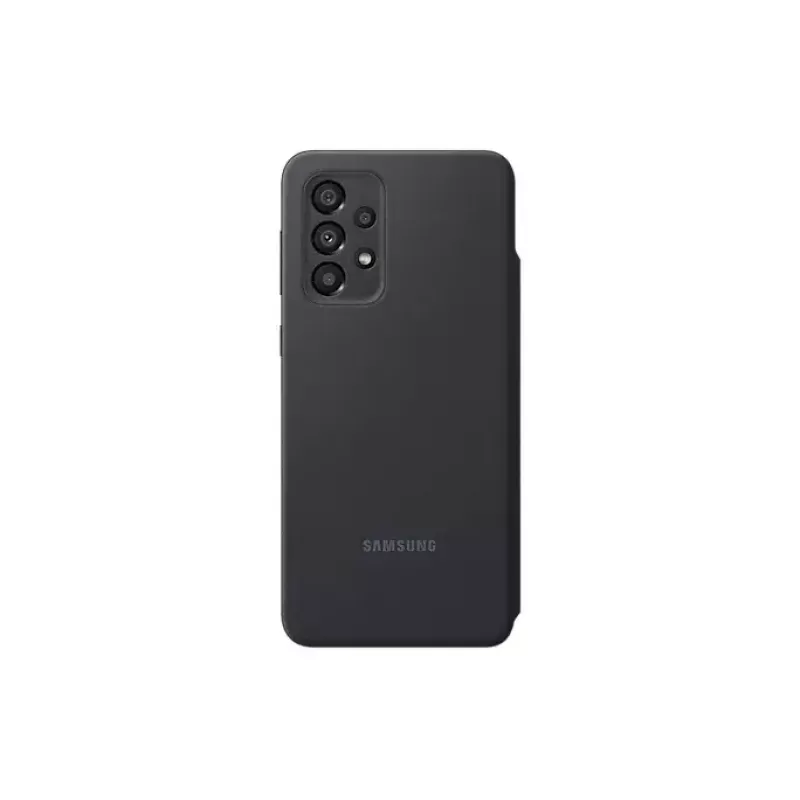 Samsung EF-EA336PBEGEW maciņš-apvalks Galaxy A33 5G, saderīgs ar 6,4 collu ekrāniem, melns, 1 kartes kabatiņa