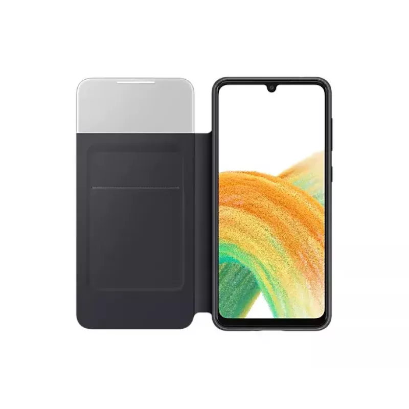 Samsung EF-EA336PBEGEW maciņš-apvalks Galaxy A33 5G, saderīgs ar 6,4 collu ekrāniem, melns, 1 kartes kabatiņa