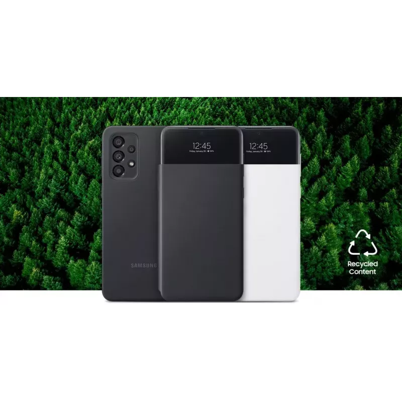 Samsung EF-EA336PBEGEW maciņš-apvalks Galaxy A33 5G, saderīgs ar 6,4 collu ekrāniem, melns, 1 kartes kabatiņa