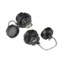 Good Connections IC04-U205 - USB A - melna - sieviešu - taisna - polibutilēntereftalāts (PBT) - polivinilhlorīds (PVC) - IP65 - IP67