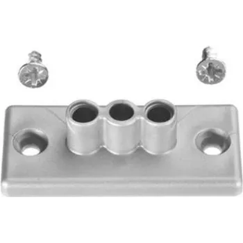 Bachmann Easy-Desk 2B - kabeļu pārvaldības montāžas komplekts - sudraba