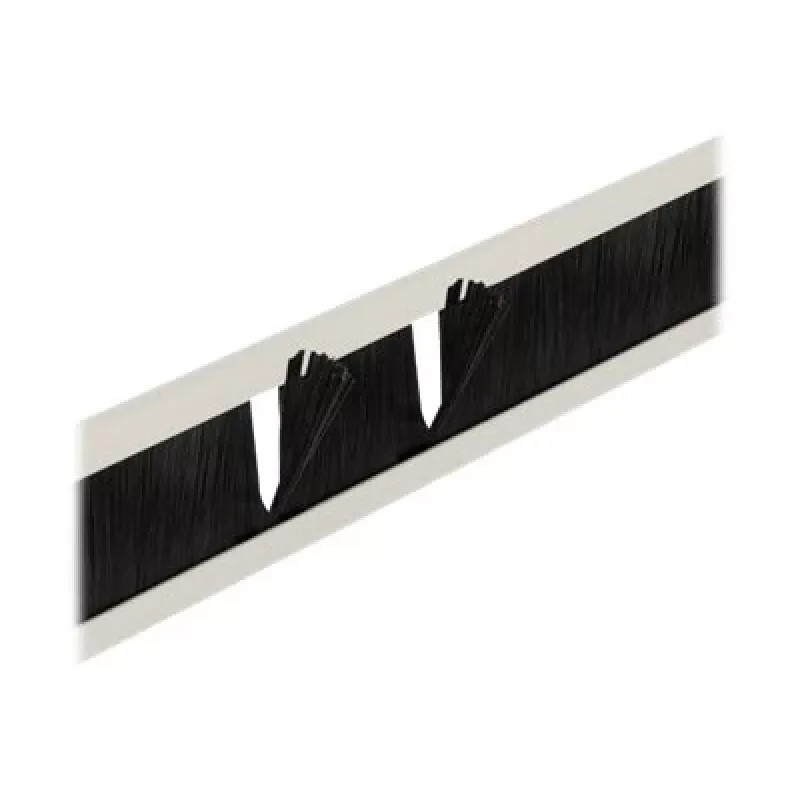 Kabeļu pārvaldības panelis DeLOCK 19 collu kabelis Management Brush Strip bez instrumentiem 2U pelēks