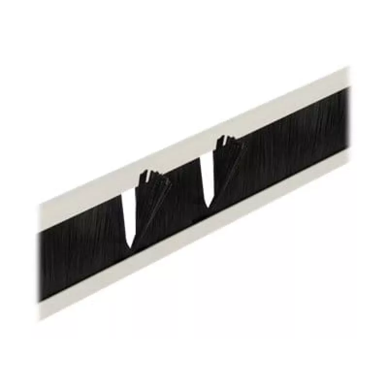 Kabeļu pārvaldības panelis DeLOCK 19 collu kabelis Management Brush Strip bez instrumentiem 2U pelēks
