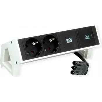 Bachmann 902.933 strāvas adapteris, balts
