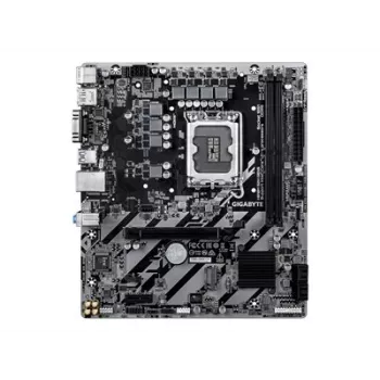 GIGABYTE H810M S2H GEN5 Micro ATX mātesplate — LGA 1851, Intel H810, 2×DIMM DDR5 līdz 6400 MHz, 1×PCIe 4.0 M.2, 1 GbE