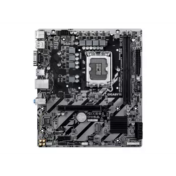 GIGABYTE H810M S2H GEN5 Micro ATX mātesplate — LGA 1851, Intel H810, 2×DIMM DDR5 līdz 6400 MHz, 1×PCIe 4.0 M.2, 1 GbE