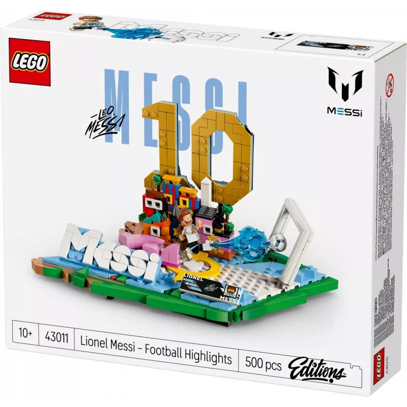 LEGO Editions Sports 43011 Lionels Mesi — futbola mirkļi