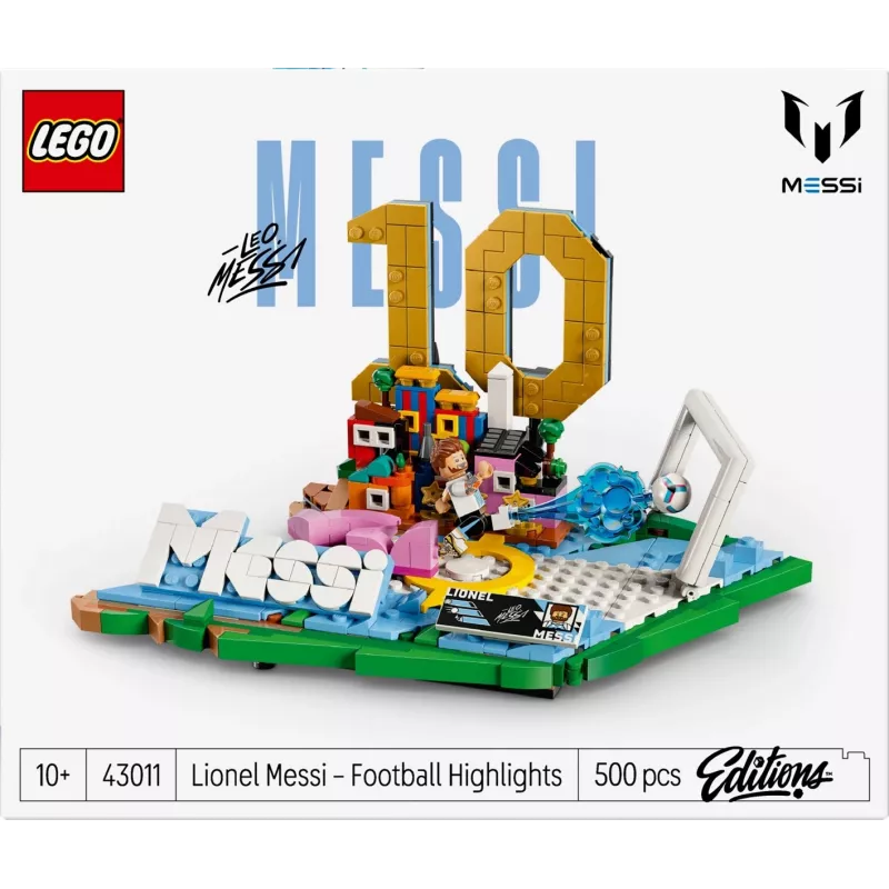 LEGO Editions Sports 43011 Lionels Mesi — futbola mirkļi