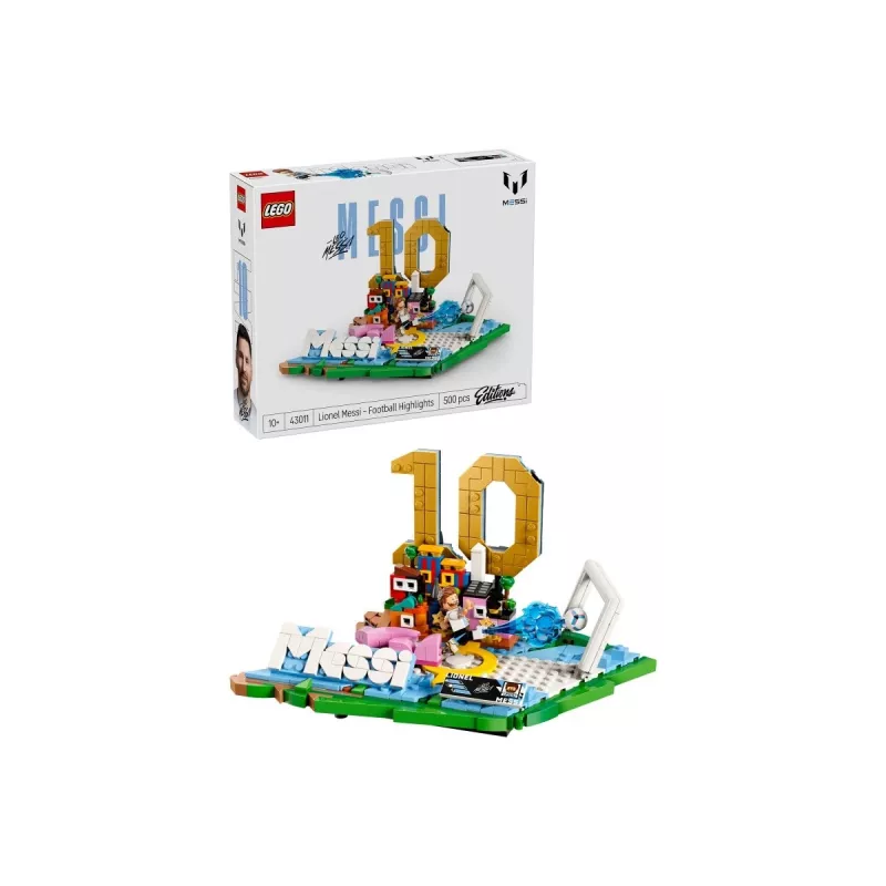 LEGO Editions Sports 43011 Lionels Mesi — futbola mirkļi