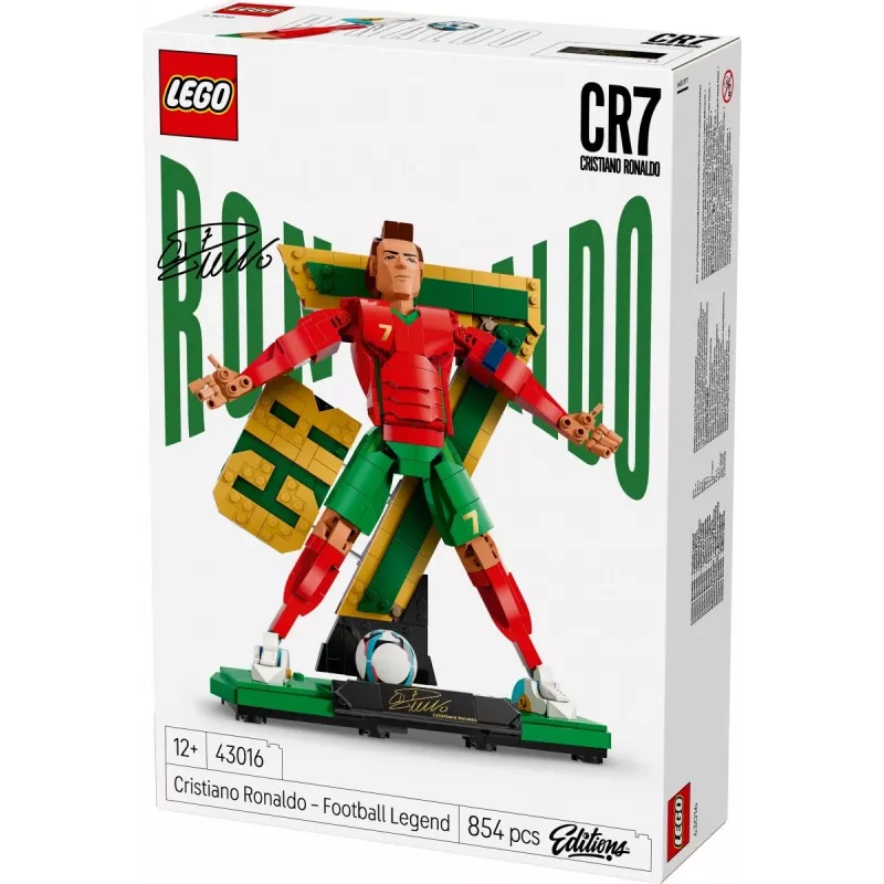 LEGO Editions Sports 43016 Krištianu Ronaldu — futbola leģenda