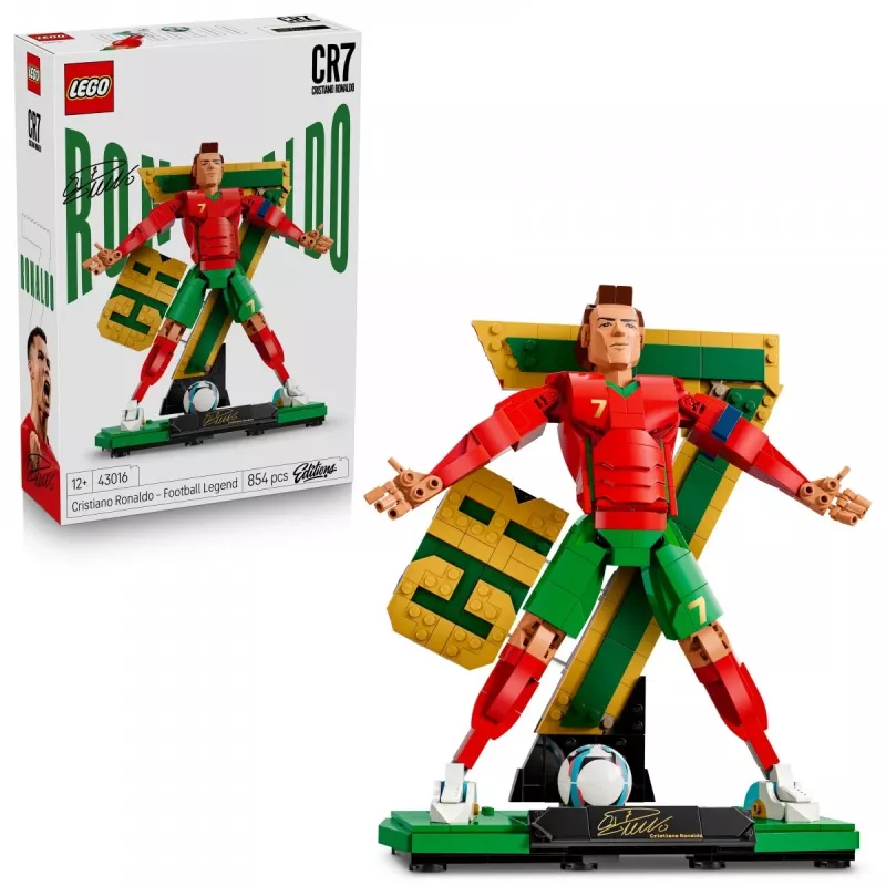 LEGO Editions Sports 43016 Krištianu Ronaldu — futbola leģenda