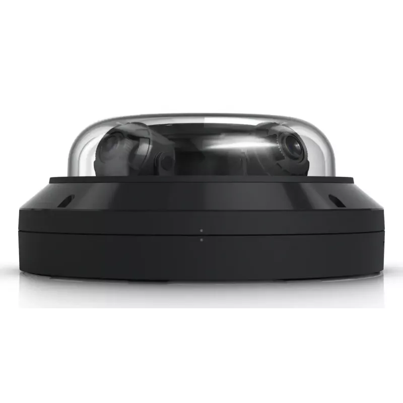 IP drošības kamera UBIQUITI AI Multi Sensor 4 — Kupolveida, Uzstādīšana pie griestiem, 3840×2160, 360° skata leņķis, Vadu, Melna
