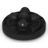 IP drošības kamera UBIQUITI AI Multi Sensor 4 — Kupolveida, Uzstādīšana pie griestiem, 3840×2160, 360° skata leņķis, Vadu, Melna