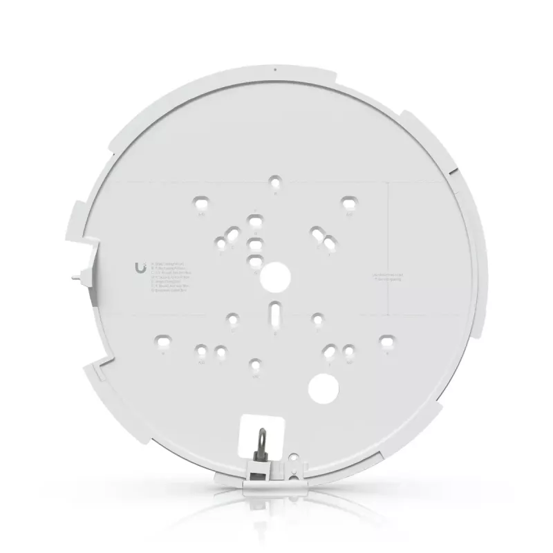 IP kupolveida drošības kamera UBIQUITI AI Multi Sensor 4 — 3840×2160, 360° skata leņķis, 2,33× optiskā tālummaiņa, griestu stiprinājums, vadu savienojums (balta/melna)