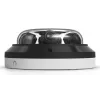 IP kupolveida drošības kamera UBIQUITI AI Multi Sensor 4 — 3840×2160, 360° skata leņķis, 2,33× optiskā tālummaiņa, griestu stiprinājums, vadu savienojums (balta/melna)