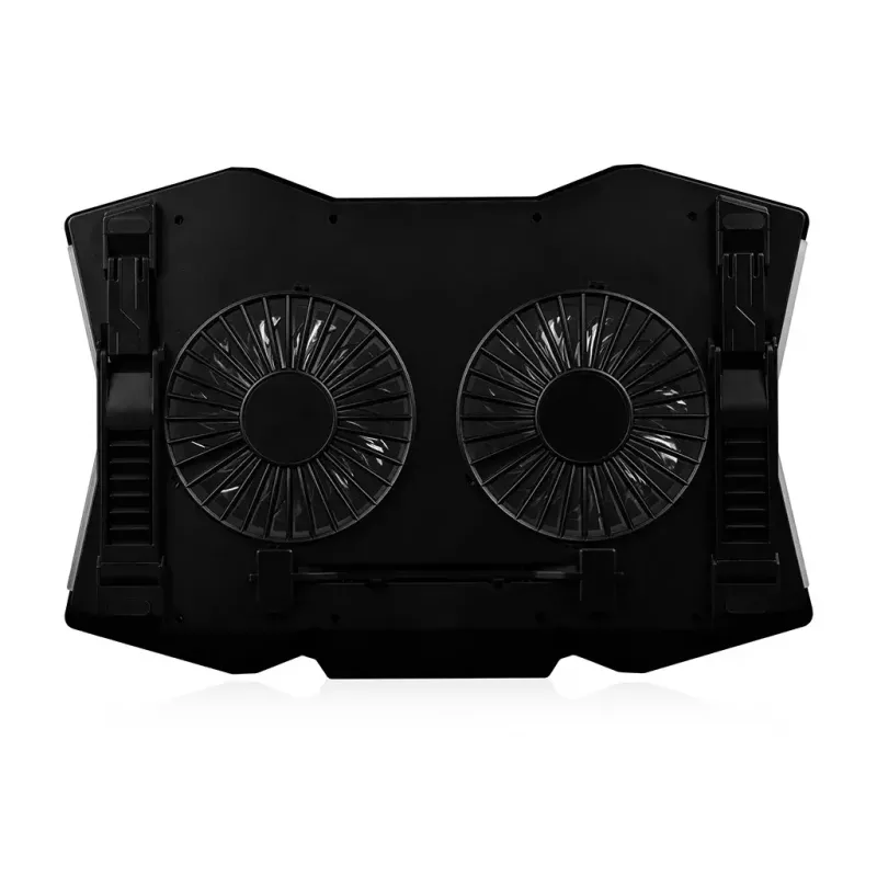 Dzesēšanas paliktnis Modecom MC-CF18 RGB 45.7 cm 2 ventilatori melns
