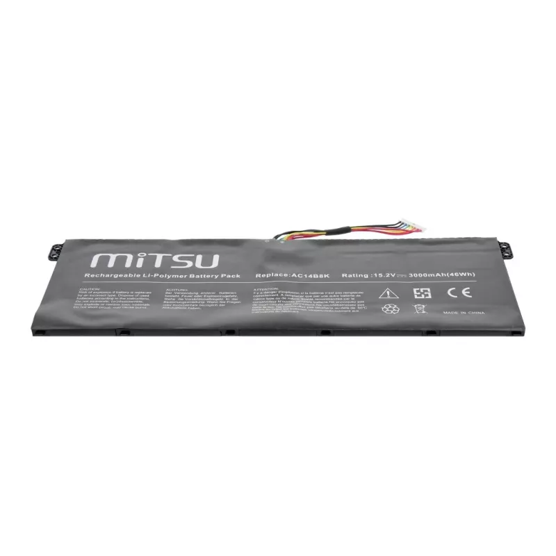 Baterija MITSU BC/AC-E3 Acer klēpjdatoriem 2200 mAh 33 Wh 15,2 V
