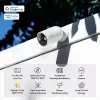 TP-Link Tapo bezvadu iekštelpu/āra drošības kamera SPEC:4K UHD (3840x2160), H.265/H.264 atbalsts, 16x UHD digitālā tālummaiņa, 2,4/5 GHz divjoslu Wi-Fi, 10000 mAh uzlādējams litija jonu akumulators