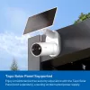 TP-Link Tapo bezvadu iekštelpu/āra drošības kamera SPEC:4K UHD (3840x2160), H.265/H.264 atbalsts, 16x UHD digitālā tālummaiņa, 2,4/5 GHz divjoslu Wi-Fi, 10000 mAh uzlādējams litija jonu akumulators