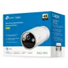 TP-Link Tapo bezvadu iekštelpu/āra drošības kamera SPEC:4K UHD (3840x2160), H.265/H.264 atbalsts, 16x UHD digitālā tālummaiņa, 2,4/5 GHz divjoslu Wi-Fi, 10000 mAh uzlādējams litija jonu akumulators