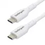 2M balts USB-C kabelis 2-PAKA