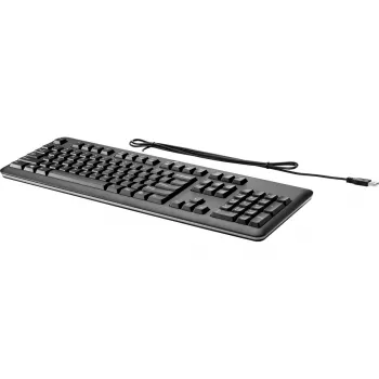 HP USB tastatūra datoram pilna izmēra vadu USB melna QY776AA#ABE