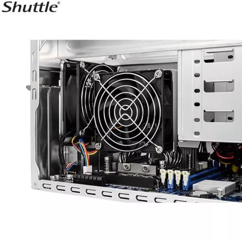 Shuttle PCB-SB860R811 SB860R8 XPC Cube Barebone, S-1851, Intel B860, 4x DDR5, Xe Graphics, 500W, melns