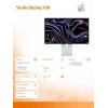 Monitors Apple Studio Display XDR ar Nano-texture stiklu, slīpuma un augstuma regulējamu statīvu