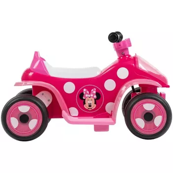 Elektriskais braucamais kvadricikls bērniem HUFFY Minnie pele modelis 19073W, ar baterijām darbināms bērnu ATV