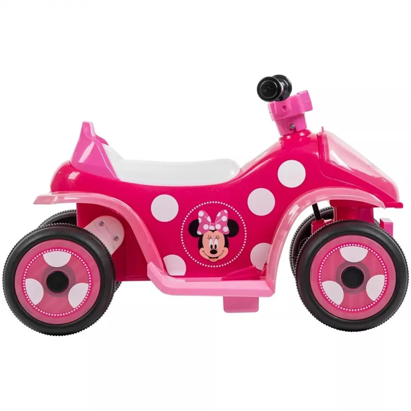 Elektriskais braucamais kvadricikls bērniem HUFFY Minnie pele modelis 19073W, ar baterijām darbināms bērnu ATV