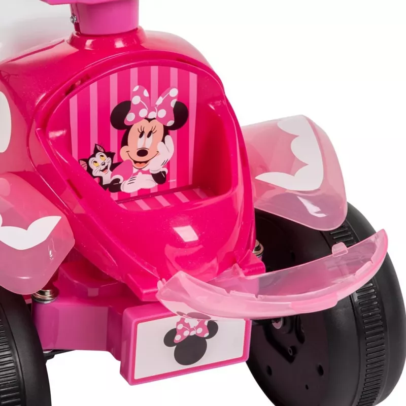 Elektriskais braucamais kvadricikls bērniem HUFFY Minnie pele modelis 19073W, ar baterijām darbināms bērnu ATV