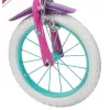 Bērnu velosipēds HUFFY Gabbys 16 collu G — 16 collu riteņu bērnu velosipēds, vienpārnesumu, kājas bremze