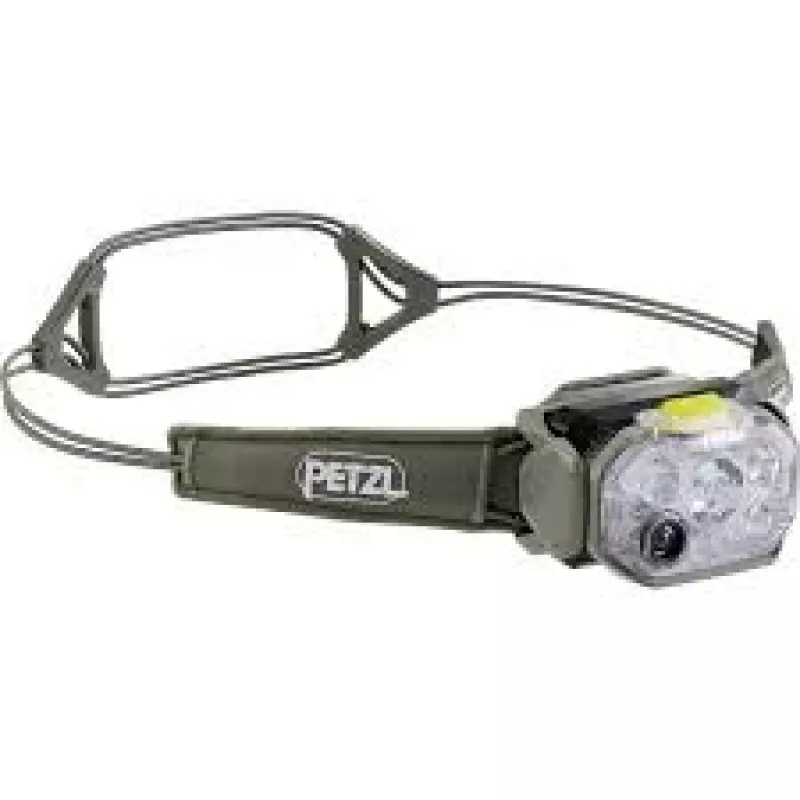 Petzl SWIFT RL galvenais lukturis, 1100 lūmenu, uzlādējams, zaļš džungļu