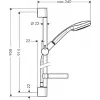 Dušas sistēma Hansgrohe Croma 100 27771000 hroms
