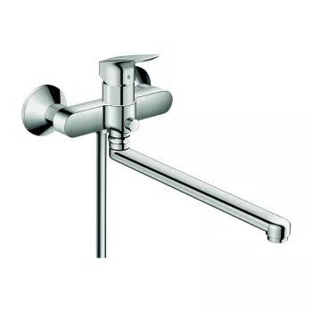 Hansgrohe Logis vienas sviras vannas maisītājs ar garu snīpi 71402000