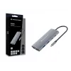 CONCEPTRONIC 10-1 Dokstacija USB-C->HDMI/2xUSB-C/3xUSB-A/+ 20cm pelēka