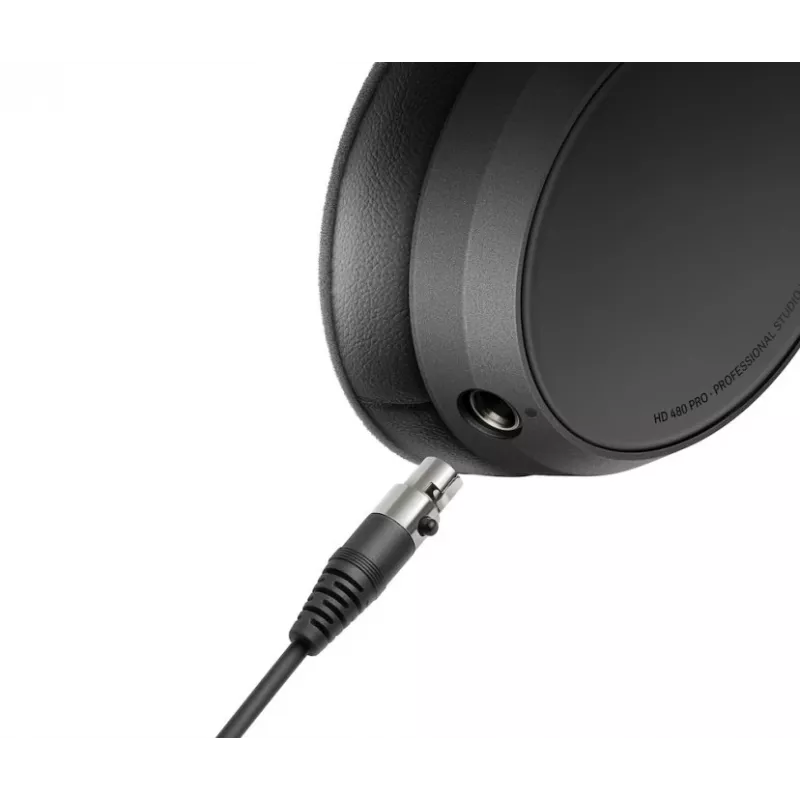 Sennheiser HD 480 PRO PLUS atvērtā tipa profesionālās studijas austiņas ar iekļauto maciņu un piederumiem