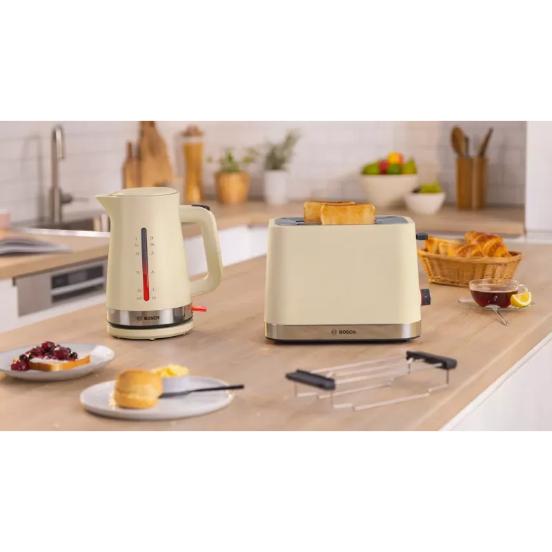 Bosch MyMoment elektriskā tējkanna 1,7 L 2400 W krēma krāsā