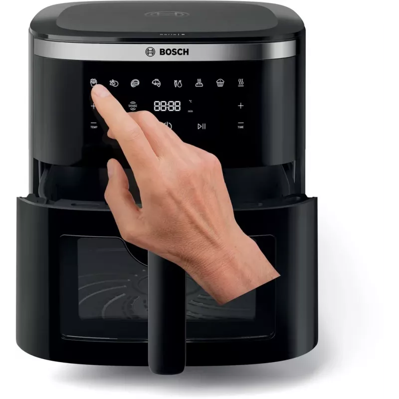 Bosch Serie 6 MAFS2671B fritieris Viena 7,2 L Brīvi stāvošs 1800 W Karstā gaisa fritieris Melns